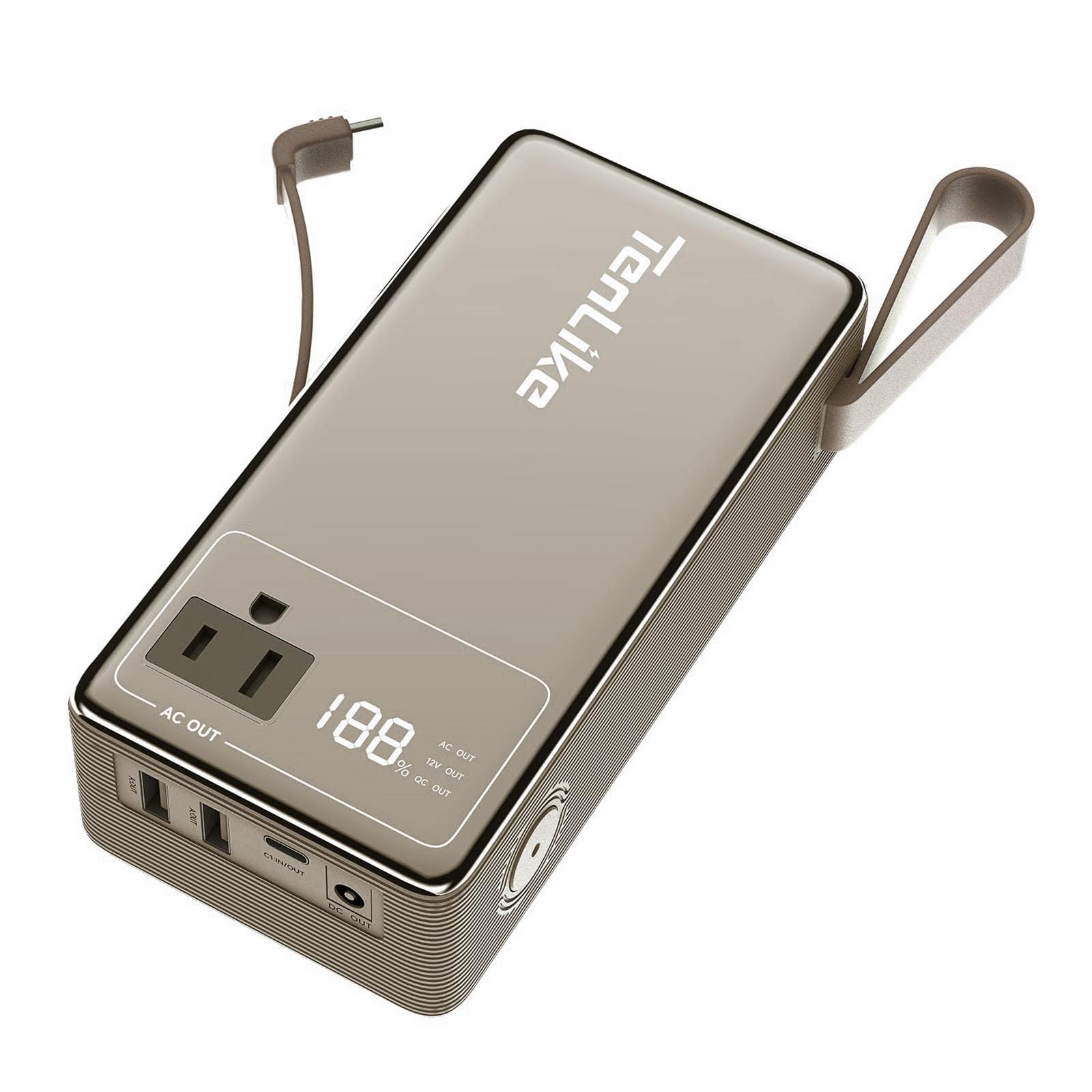 Amazon.com: Portable Power Station 96.9Wh Power Bank for Camping